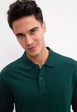 Erkek Koyu Yeşil Basic Sweatshirt - 50209199056