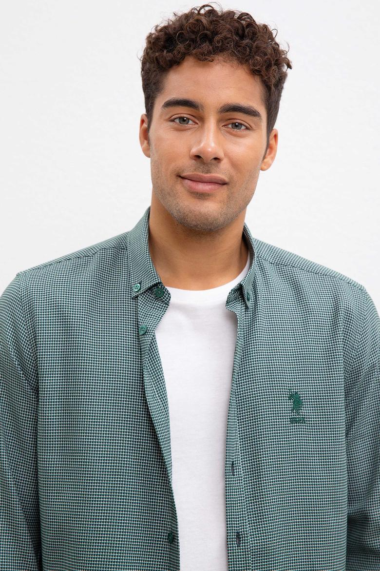 Erkek Yeşil Gömlek - 50208739024