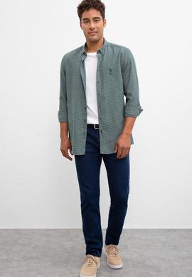 Erkek Yeşil Gömlek - 50208739024