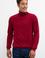Erkek Bordo Balıkçı Yaka Triko Kazak Basic