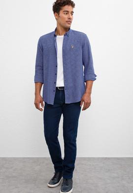 Erkek Lacivert Gömlek - 50208723004