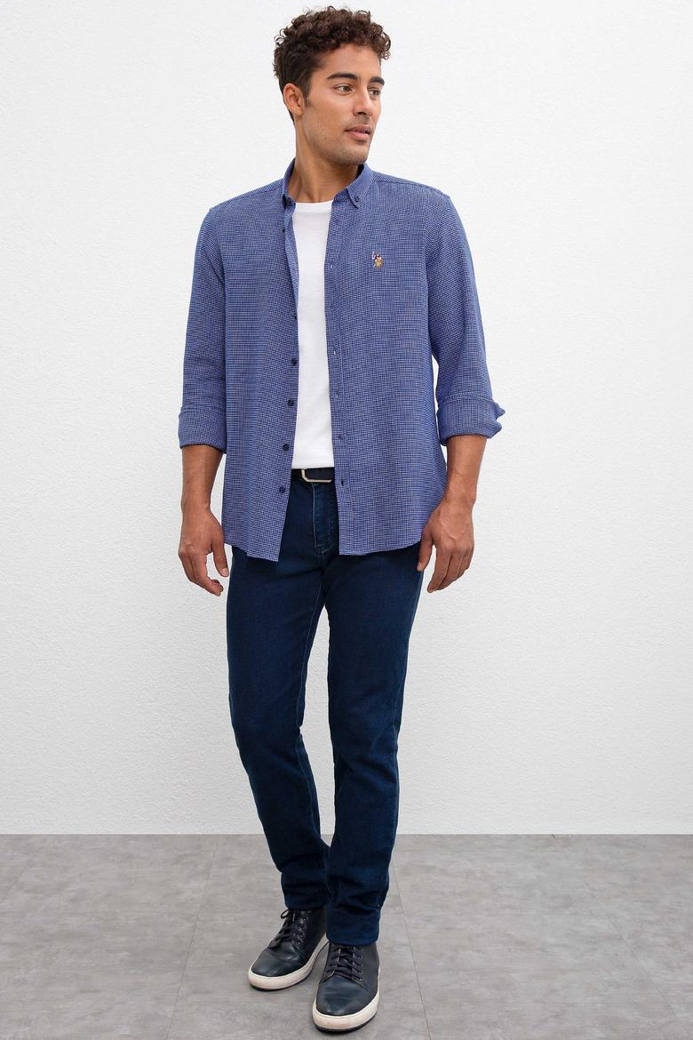 Erkek Lacivert Gömlek - 50208723004