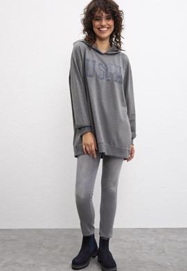 Kadın Gri Sweatshirt - 50215057004