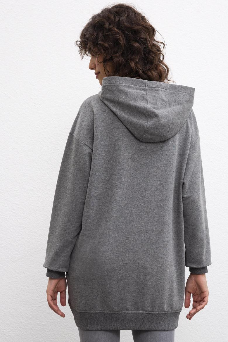 Kadın Gri Sweatshirt - 50215057004