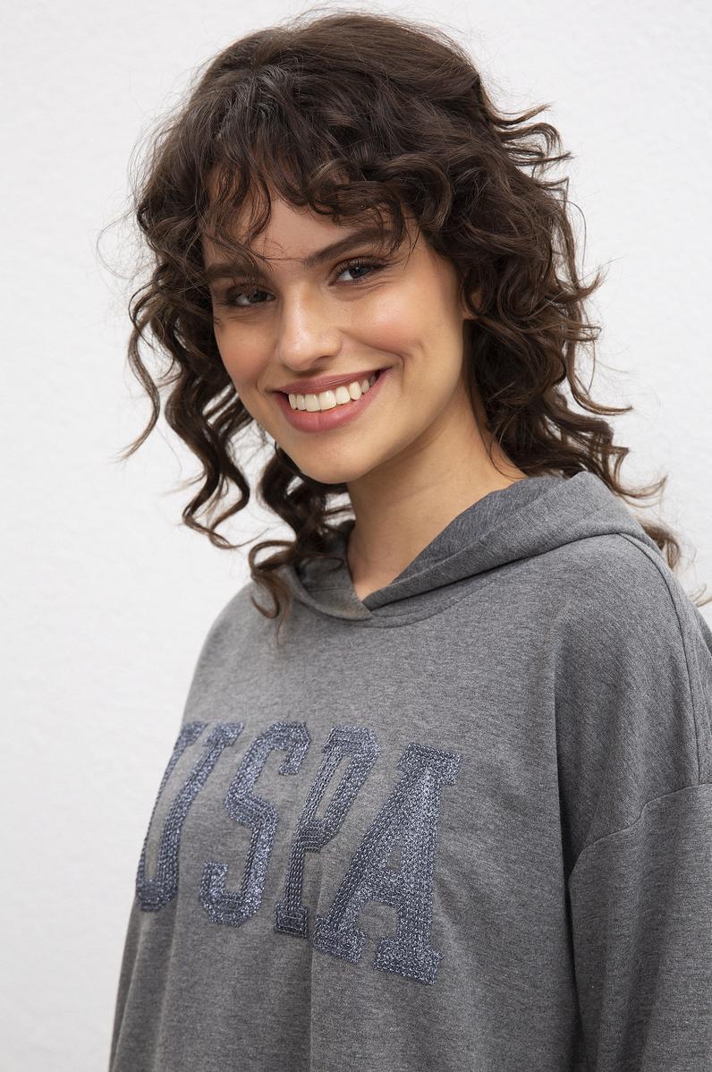 Kadın Gri Sweatshirt