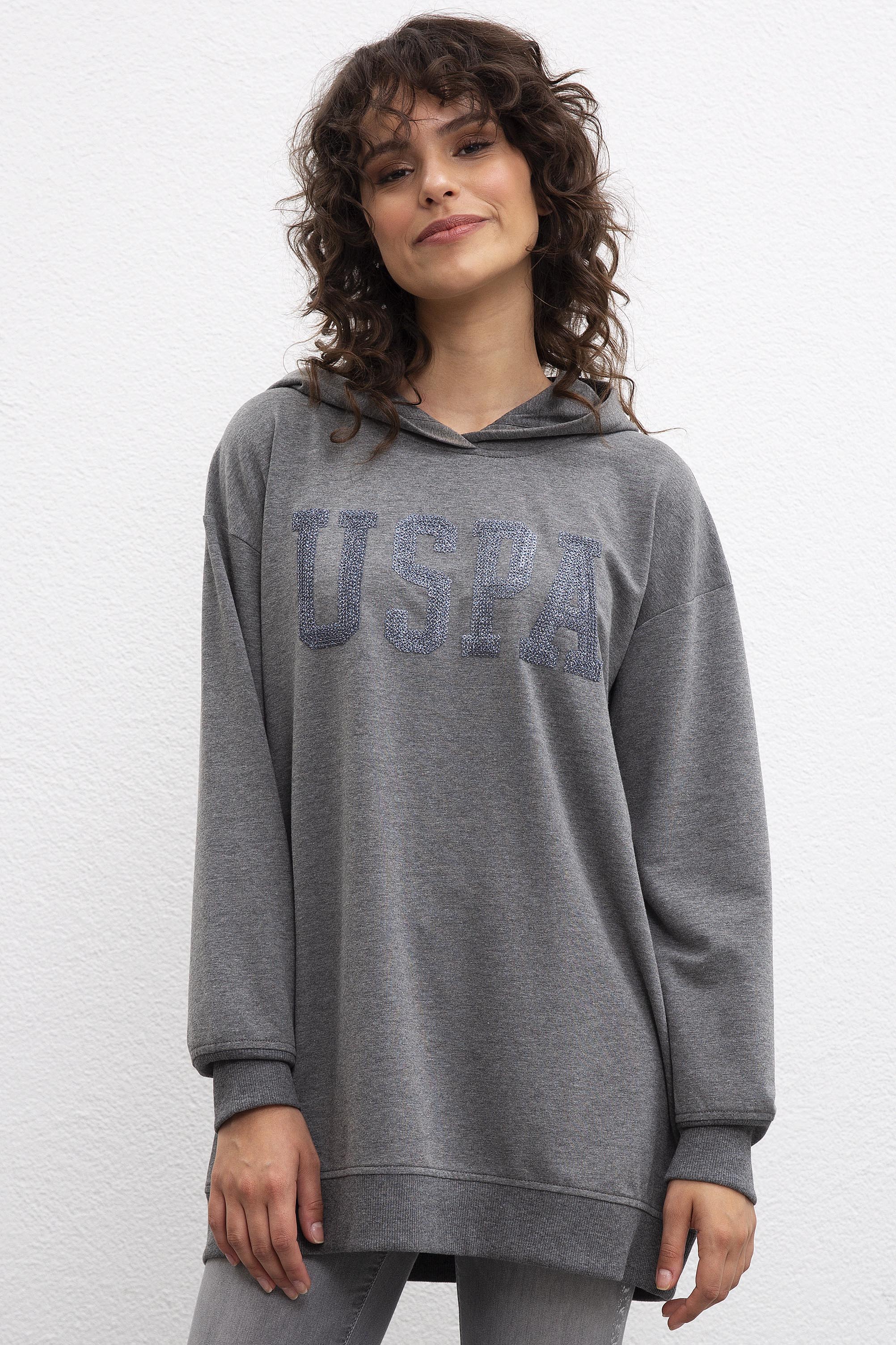 Kadın Gri Sweatshirt