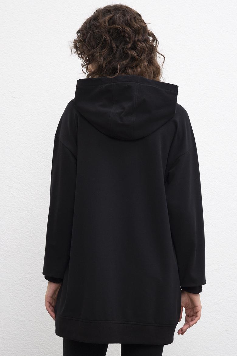 Kadın Siyah Sweatshirt - 50215057021