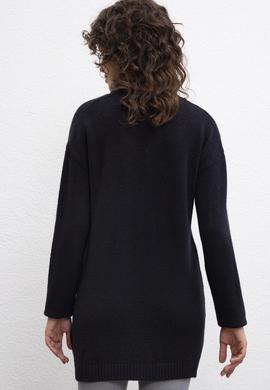 Kadın Lacivert Triko Kazak - 50209468007