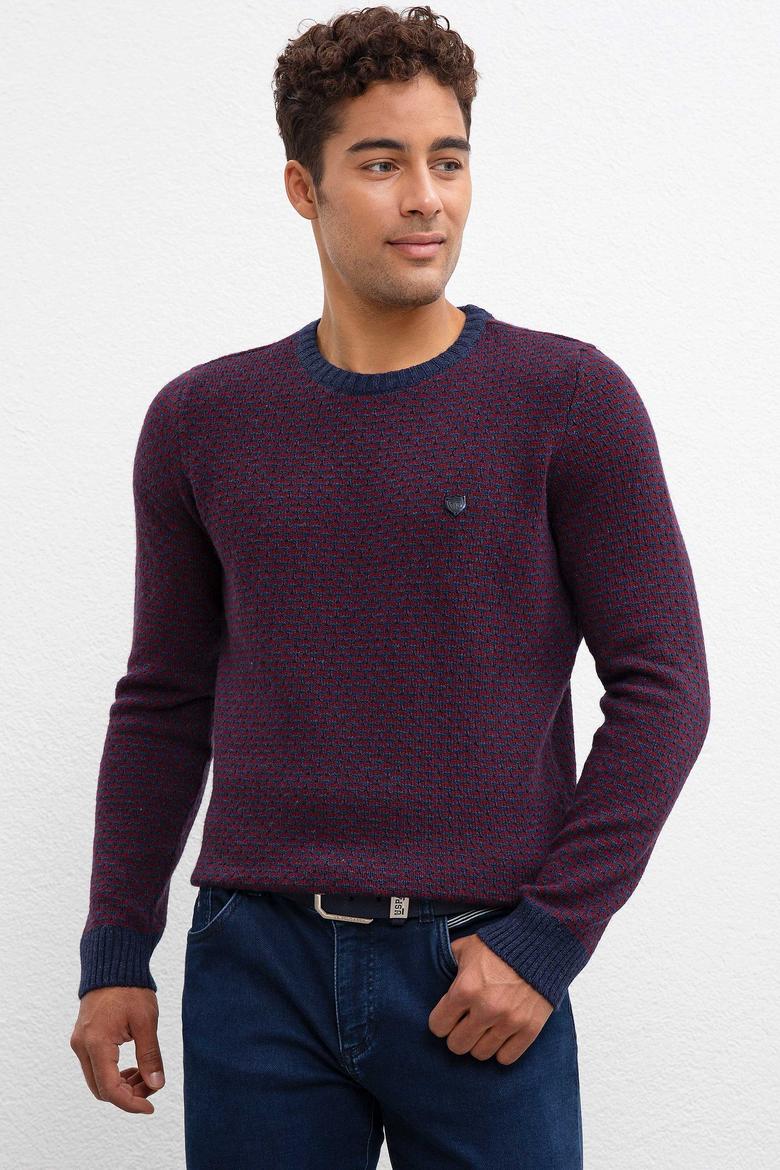 Erkek Lacivert Kazak