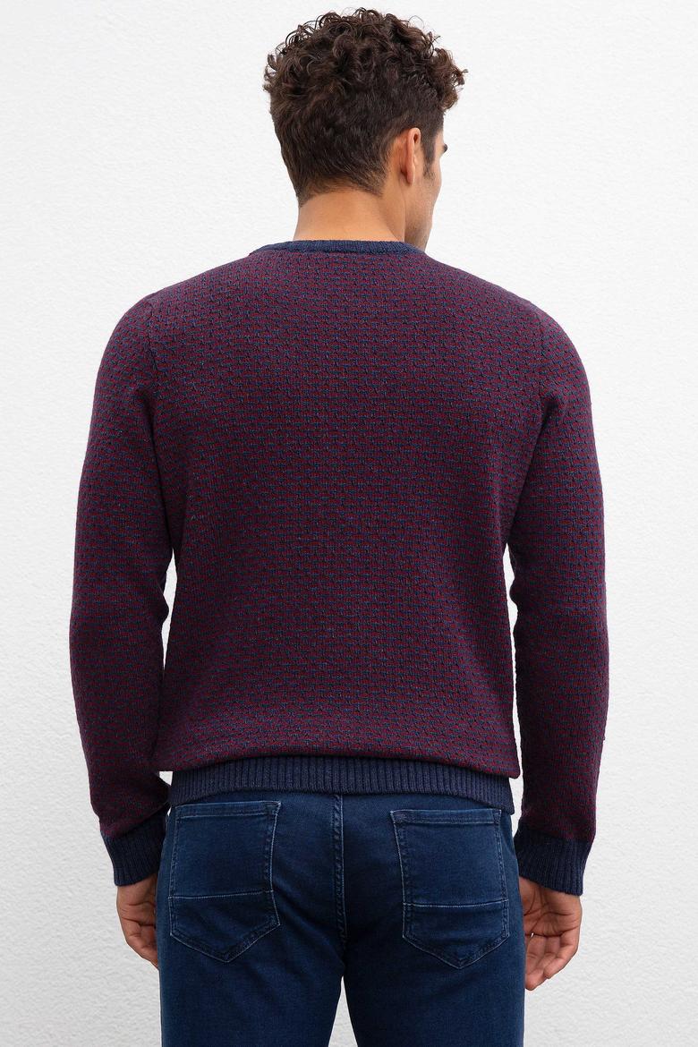 Erkek Lacivert Kazak - 50207664047