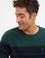 Erkek Koyu Yeşil Bisiklet Yaka Triko Kazak