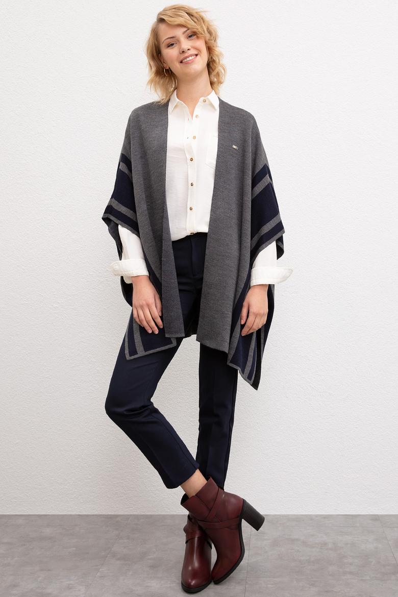 Kadın Gri Hırka - 50205631004