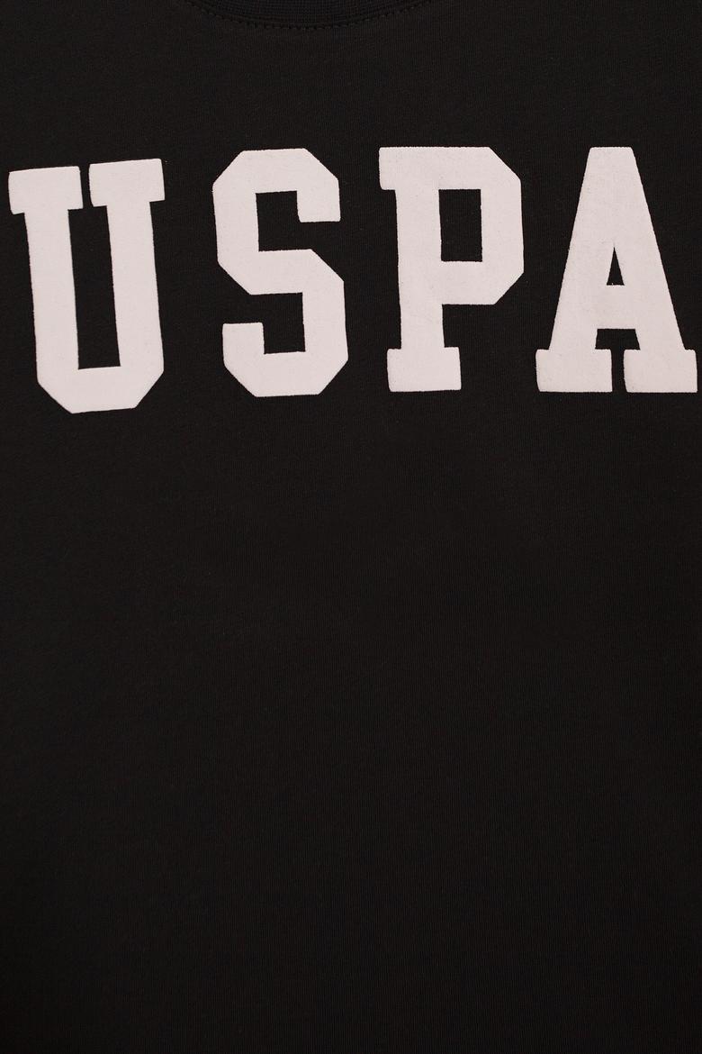 Erkek Çocuk Siyah Bisiklet Yaka Tişört - 50199219134