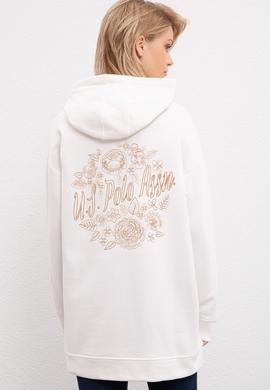 Kadın Beyaz Sweatshirt - 50210045012