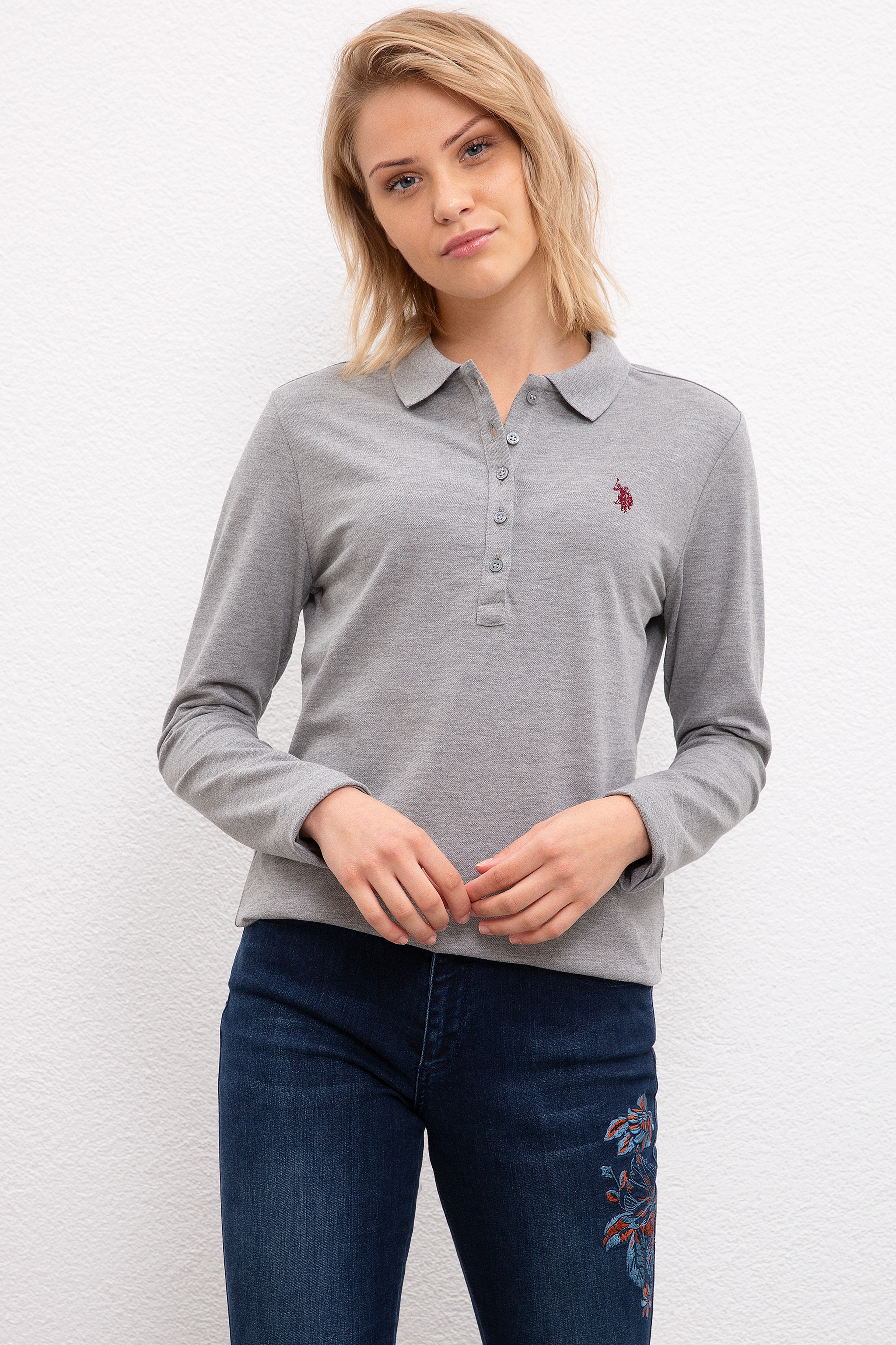 Kadın Gri Sweatshirt - Image 1