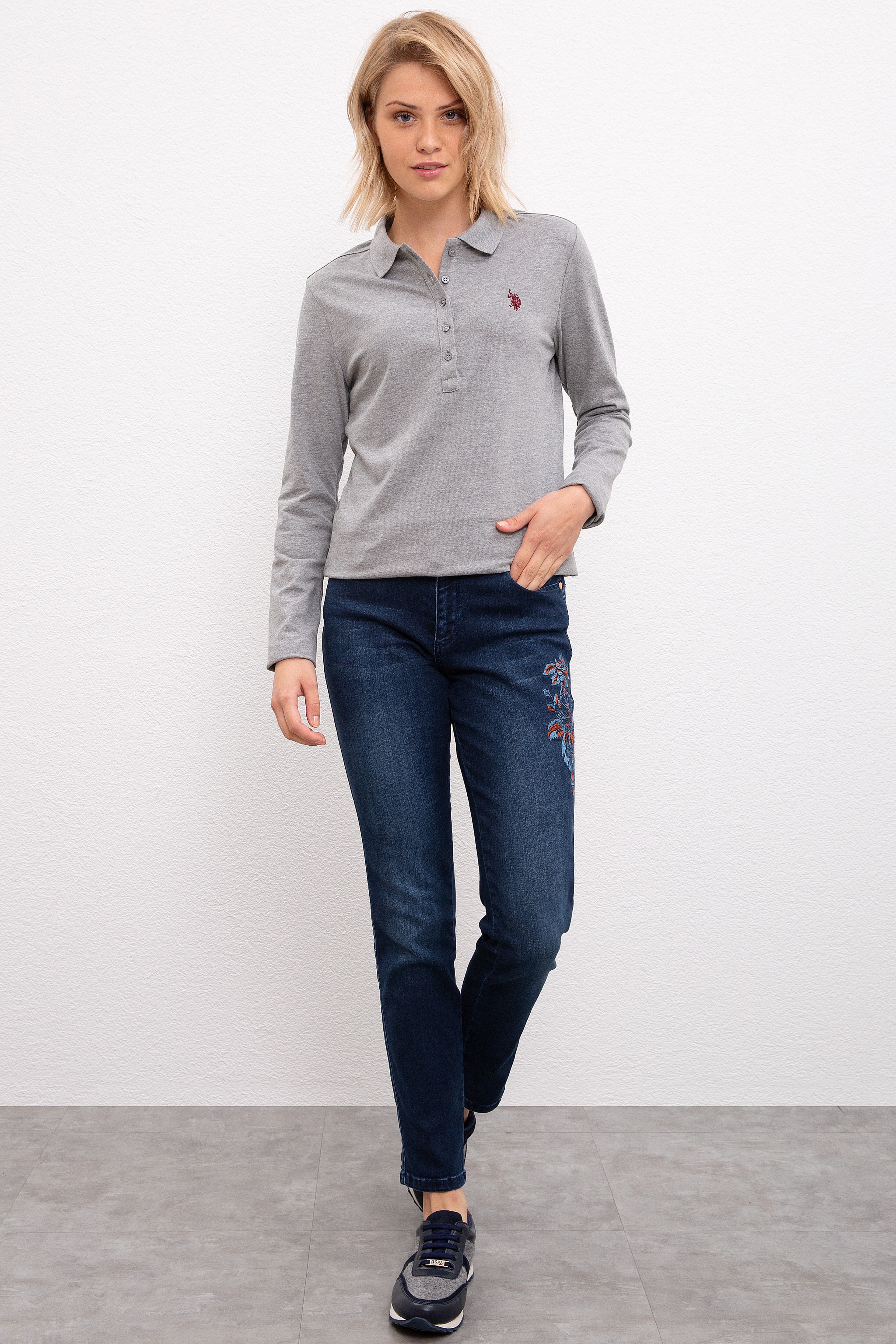 Kadın Gri Sweatshirt