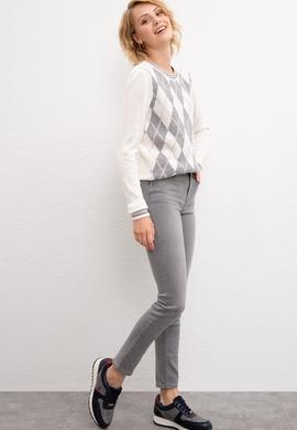 Kadın Gri Denim Pantolon - 50209148002