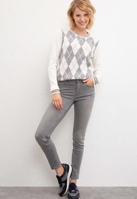 Kadın Gri Denim Pantolon - 50209148002