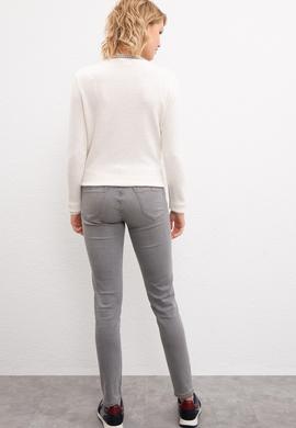 Kadın Gri Denim Pantolon - 50209148002