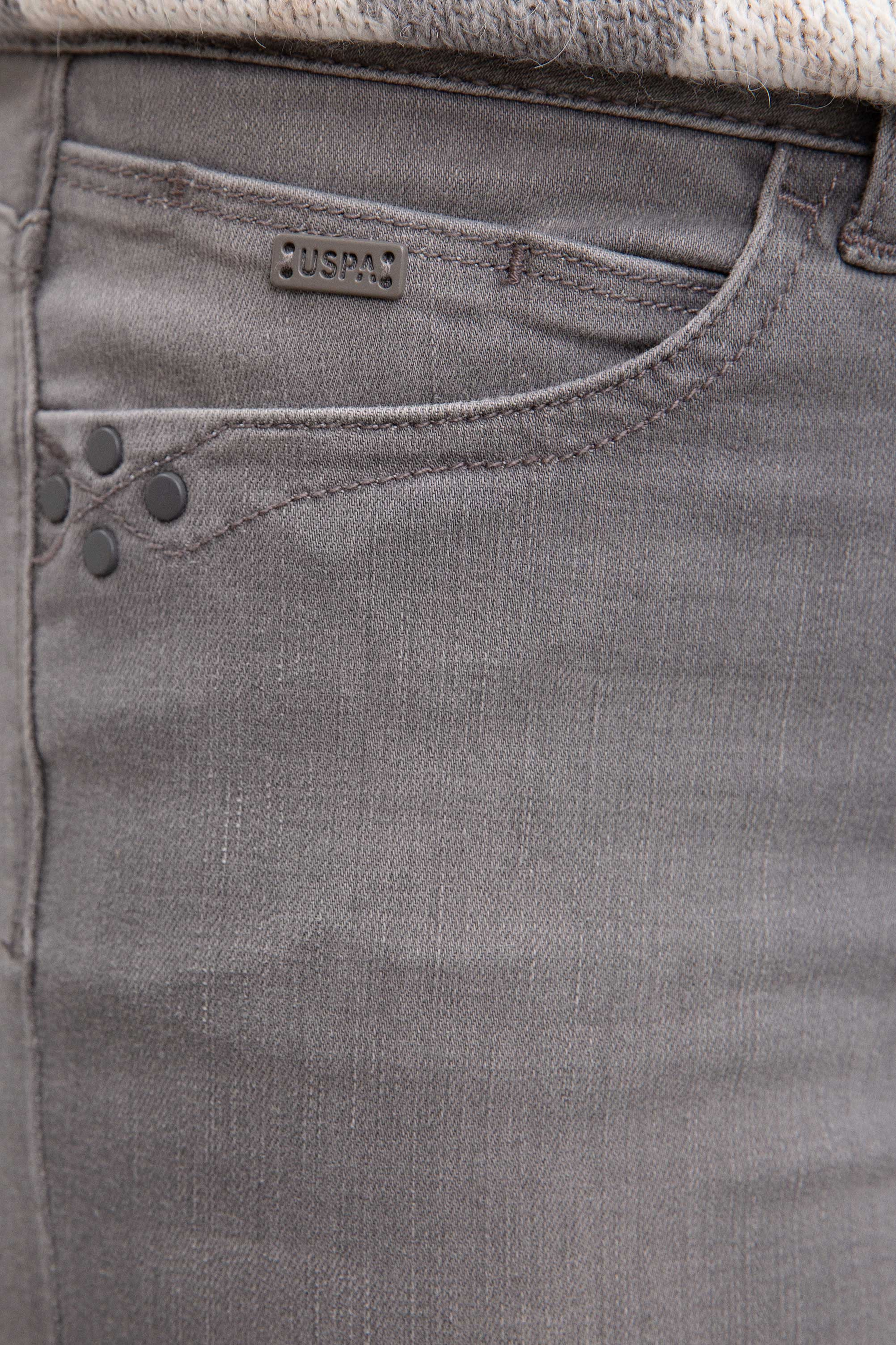 Kadın Gri Denim Pantolon - Image 4