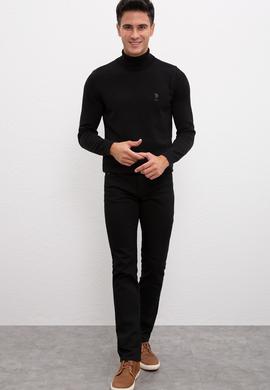 Erkek Siyah Denim Pantolon - 50216974015