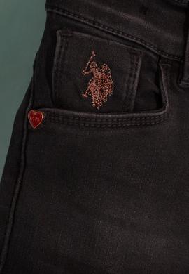 Kız Çocuk Gri Jean Pantolon - 50209136003