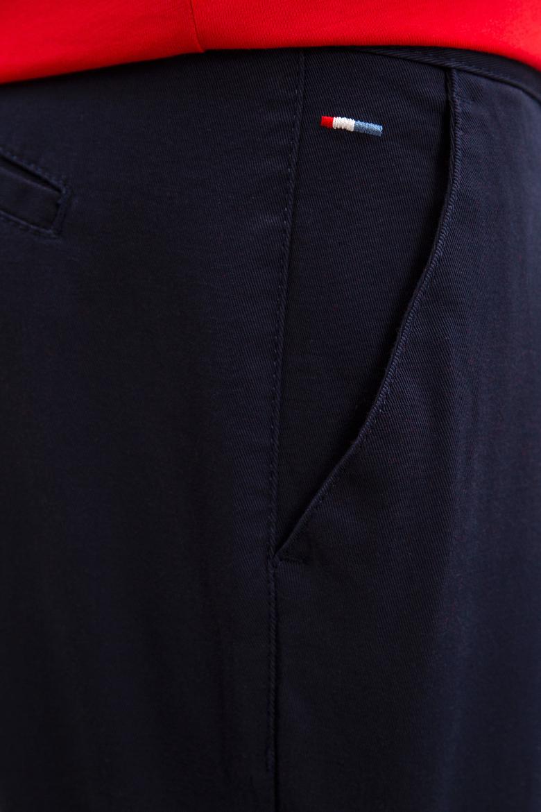 Erkek Lacivert Dokuma Şort - 50220991016