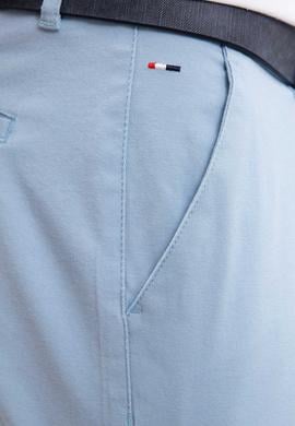 Erkek Açık İndigo Dokuma Şort - 50220991036