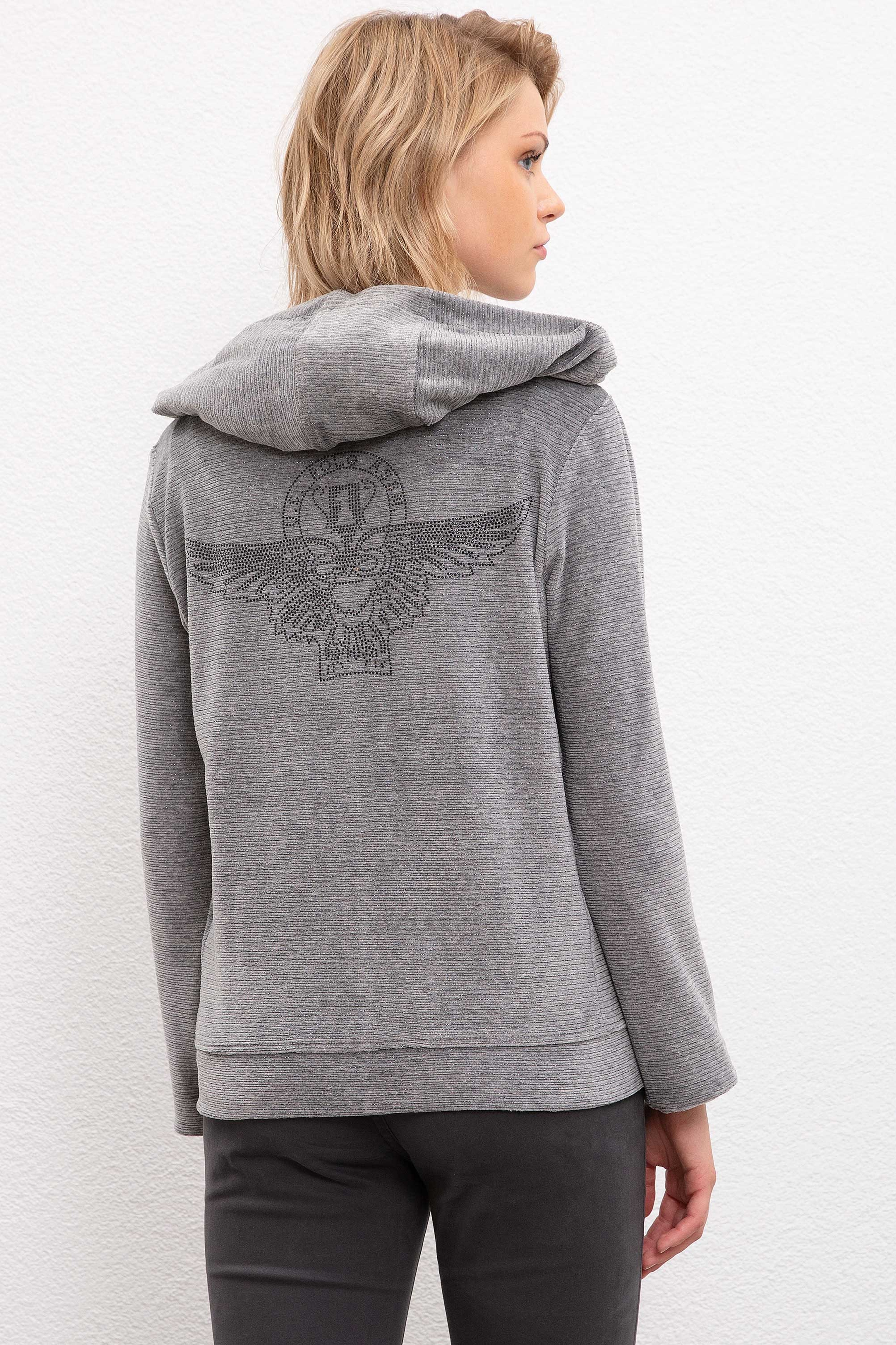 Kadın Gri Sweatshirt