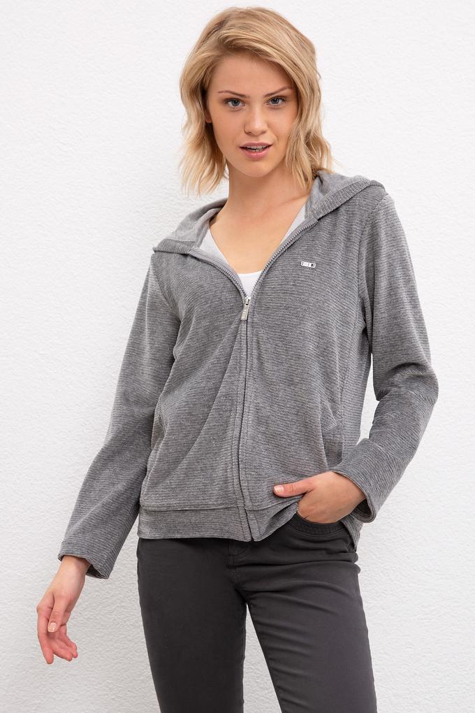 Kadın Gri Sweatshirt