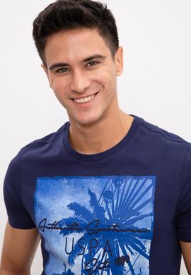 Erkek Lacivert T-shirt - 50220903007