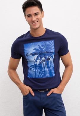 Erkek Lacivert T-shirt - 50220903007