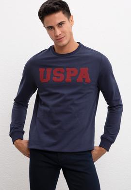 Erkek Lacivert Bisiklet Yaka Sweatshirt Basic - 50207332029