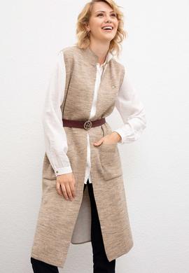 Kadın Kahverengi Triko Hırka - 50210069003