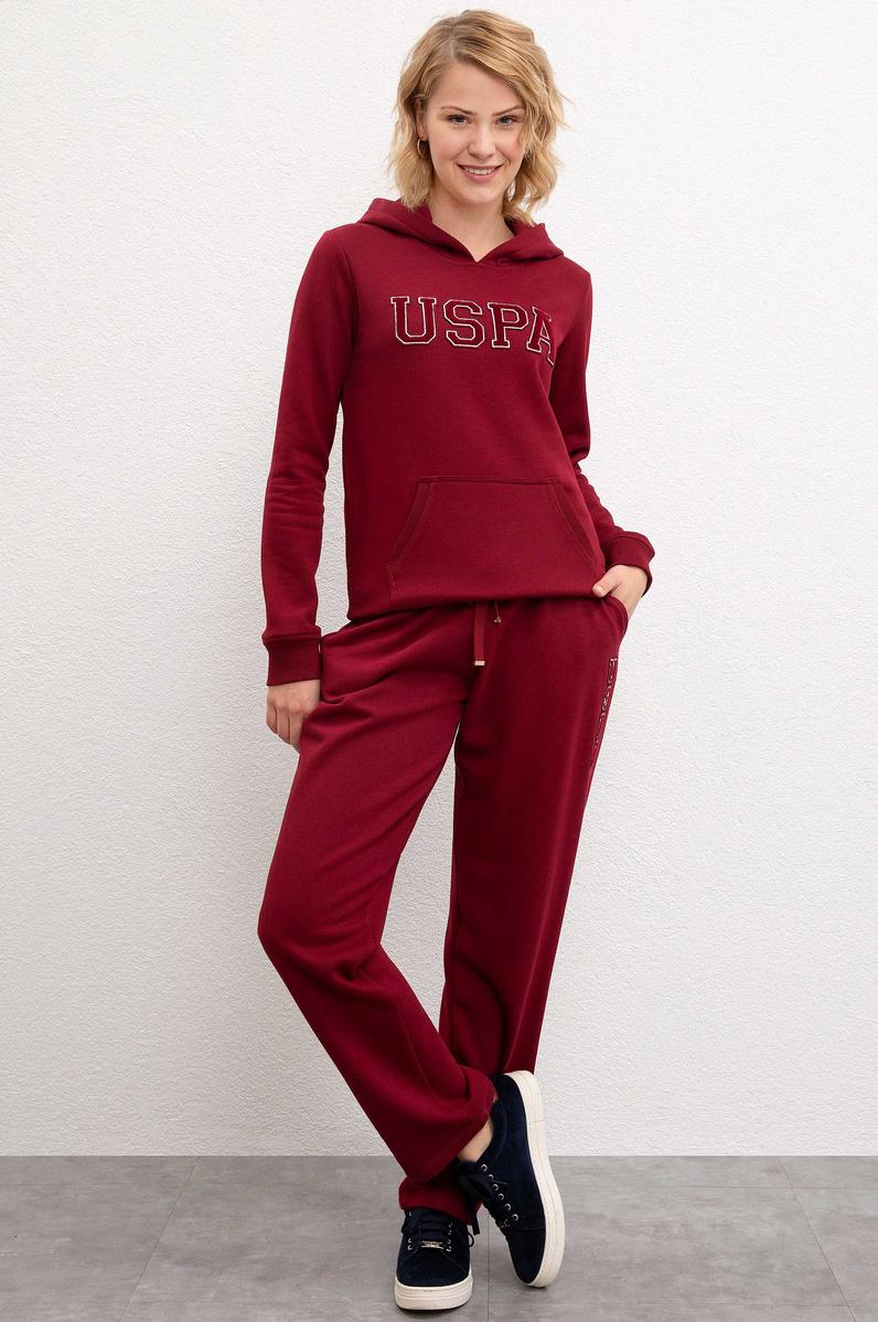 Kadın Bordo Eşofman Altı