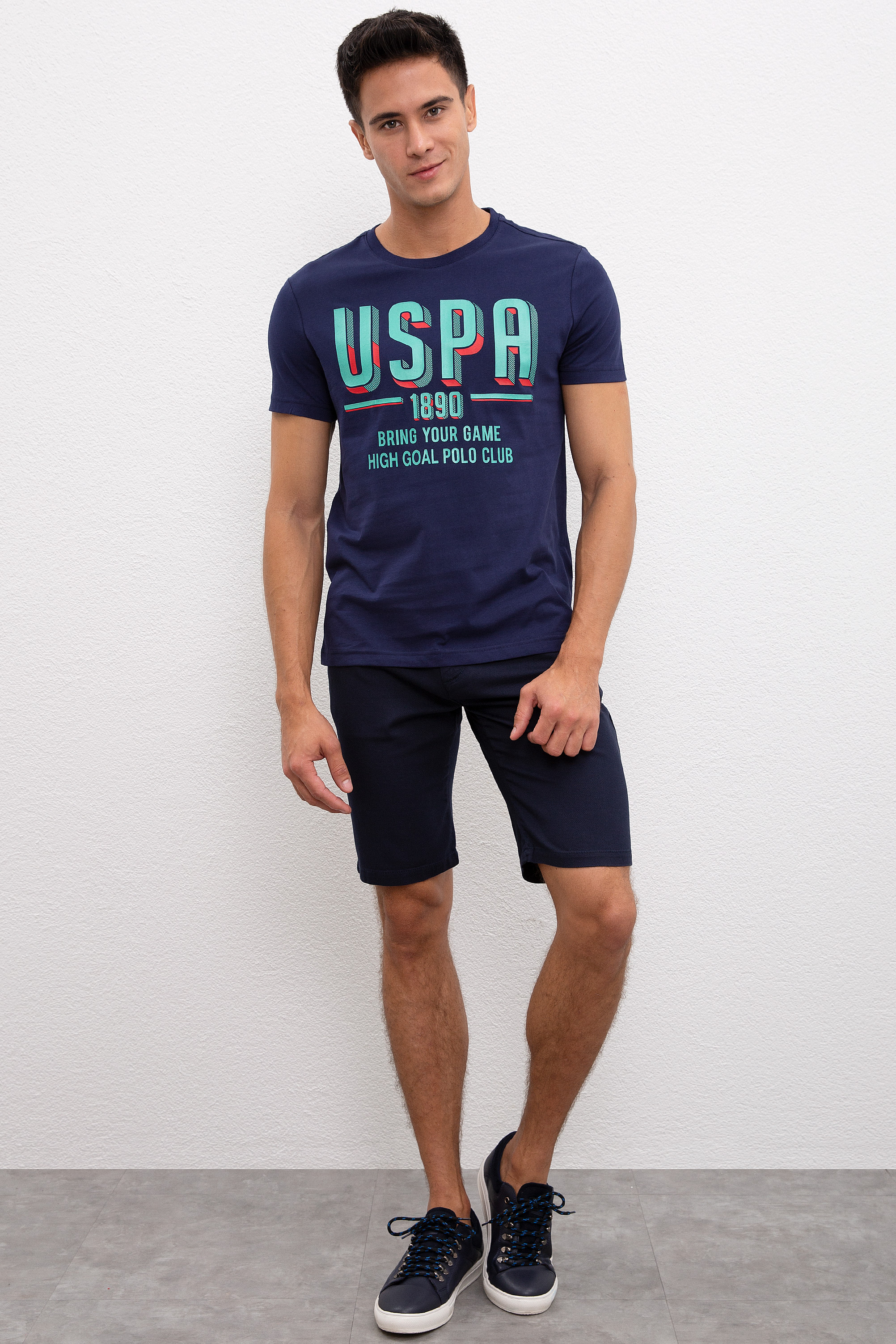Erkek Lacivert T-shirt
