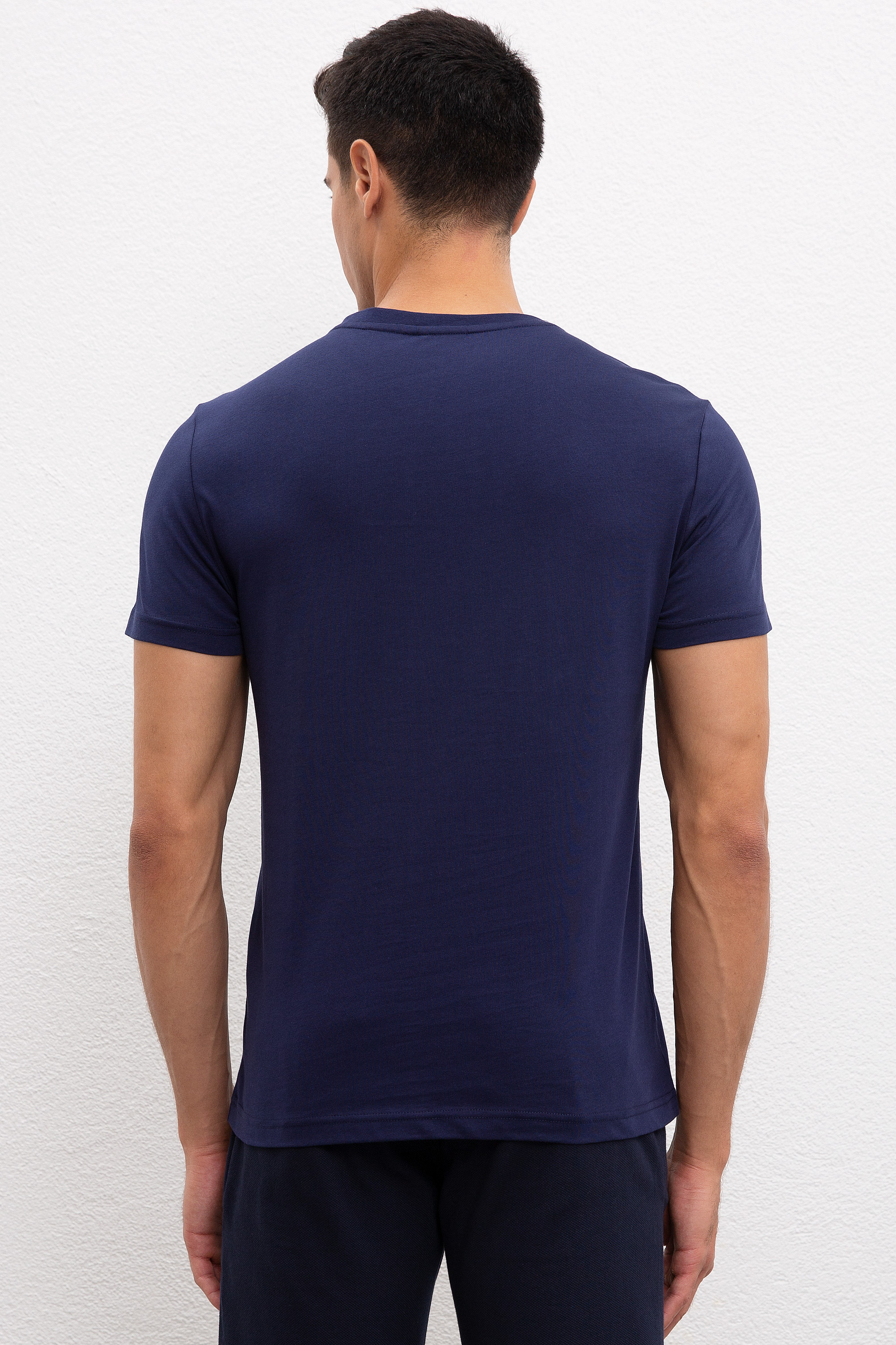 Erkek Lacivert T-shirt