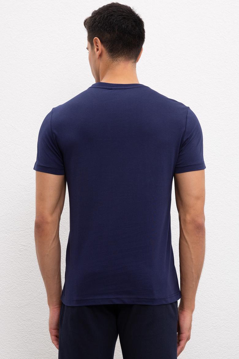 Erkek Lacivert Tişört - 50220918016