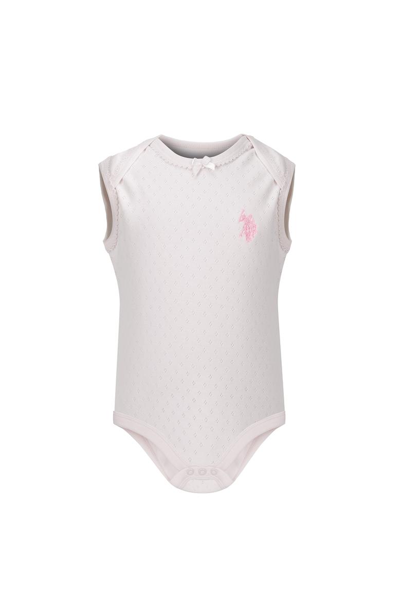 Kız Bebek Ekru Body Kolsuz - 50205053003