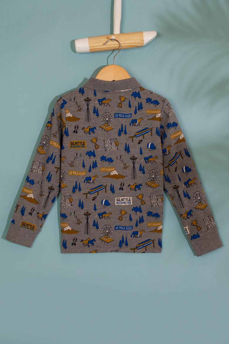 Çocuk Gri Sweatshirt - 50207543014