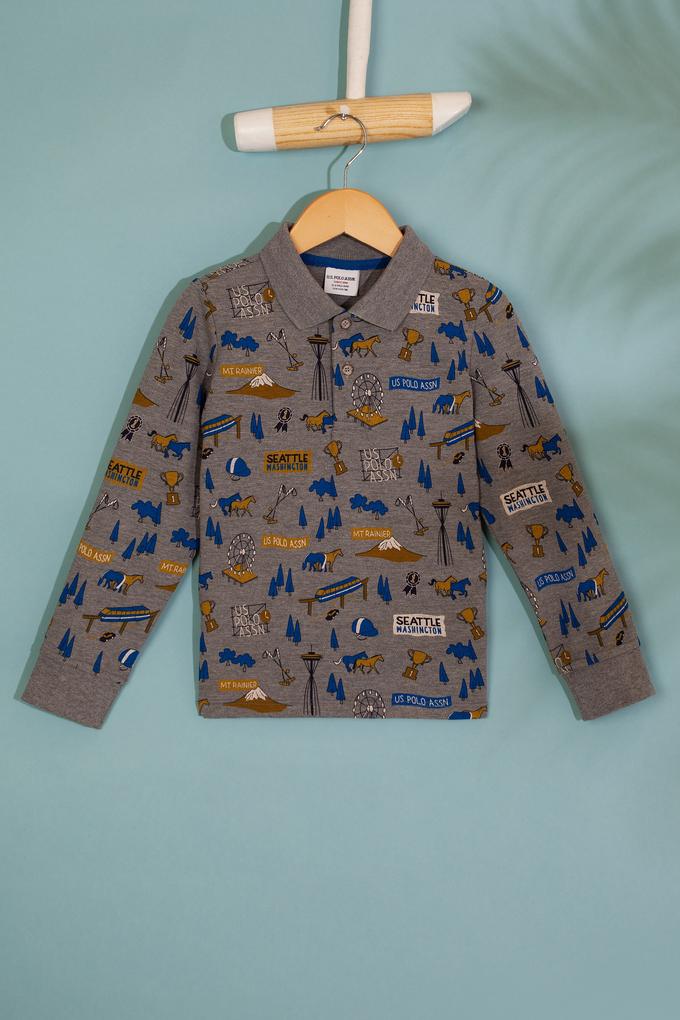 Çocuk Gri Sweatshirt