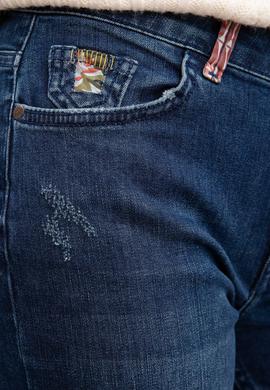 Kadın Mavi Denim Pantolon - 50209488005