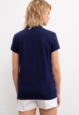 Kadın Lacivert Tişört - 50220672008