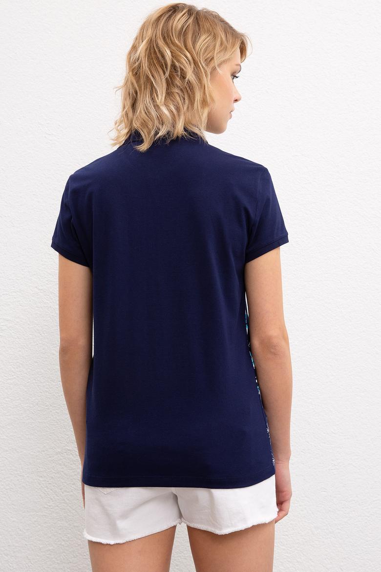Kadın Lacivert Tişört - 50220672008