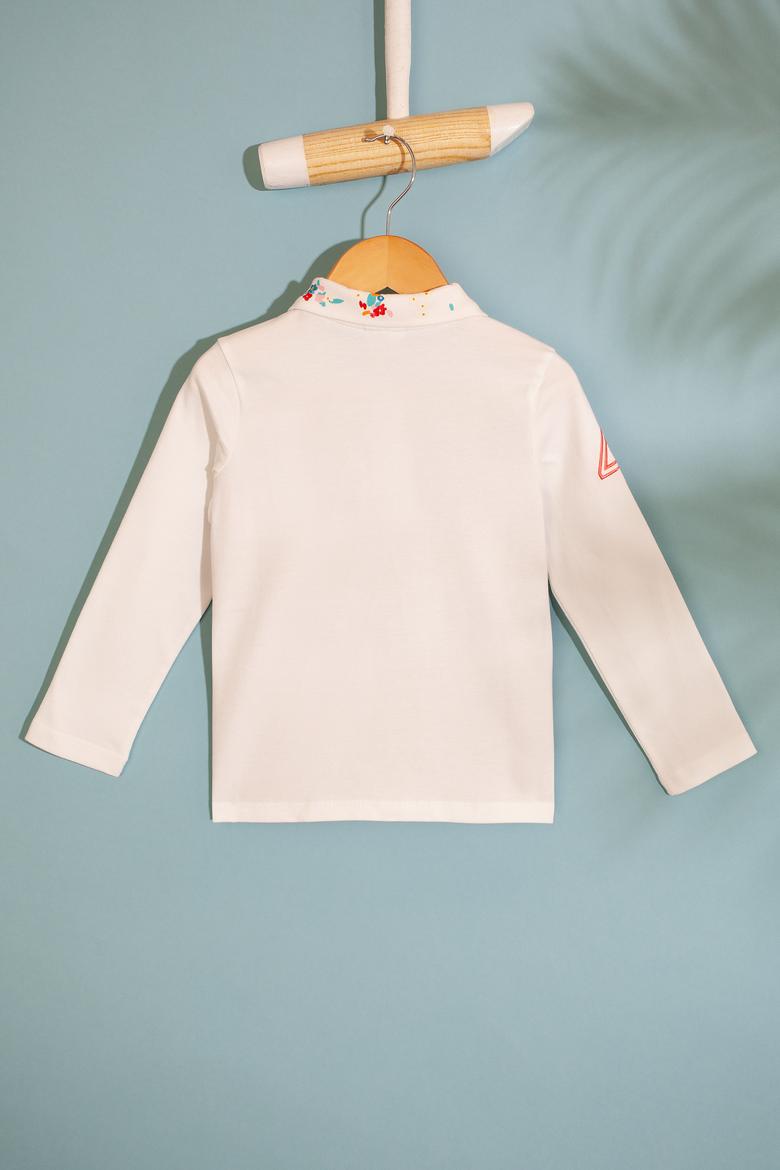 Kız Çocuk Beyaz Sweatshirt - 50207732089