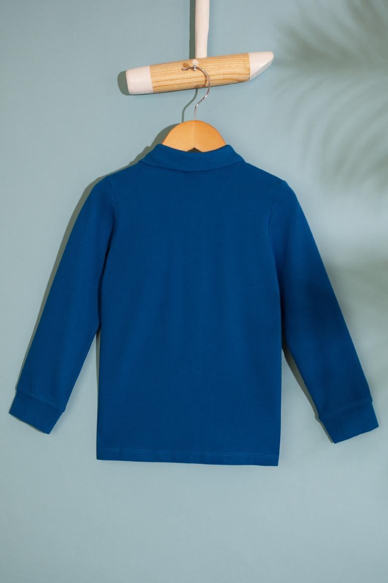 Çocuk Mavi Sweatshirt - 50207328135