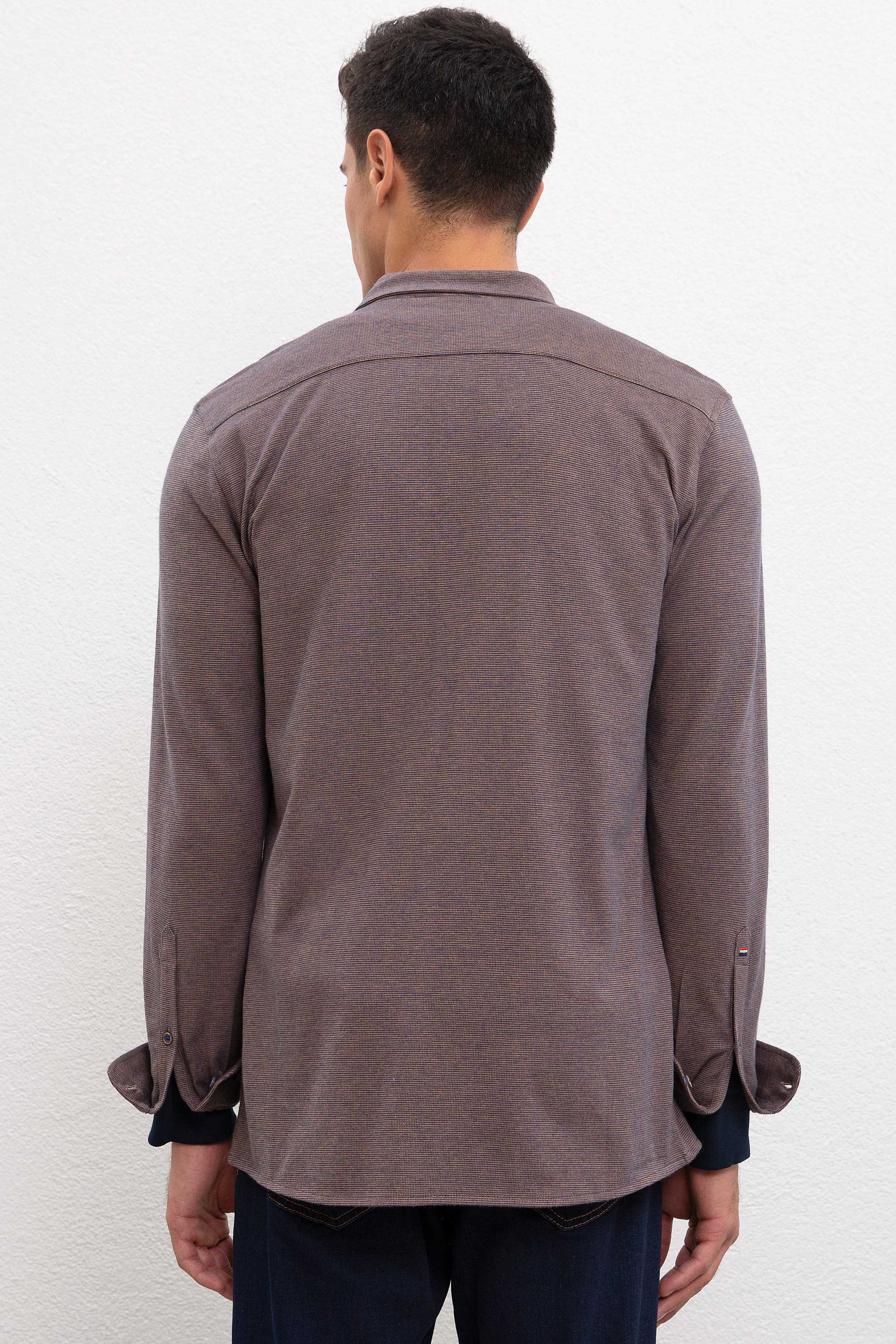 Erkek Açık Lacivert Sweatshirt - Image 3