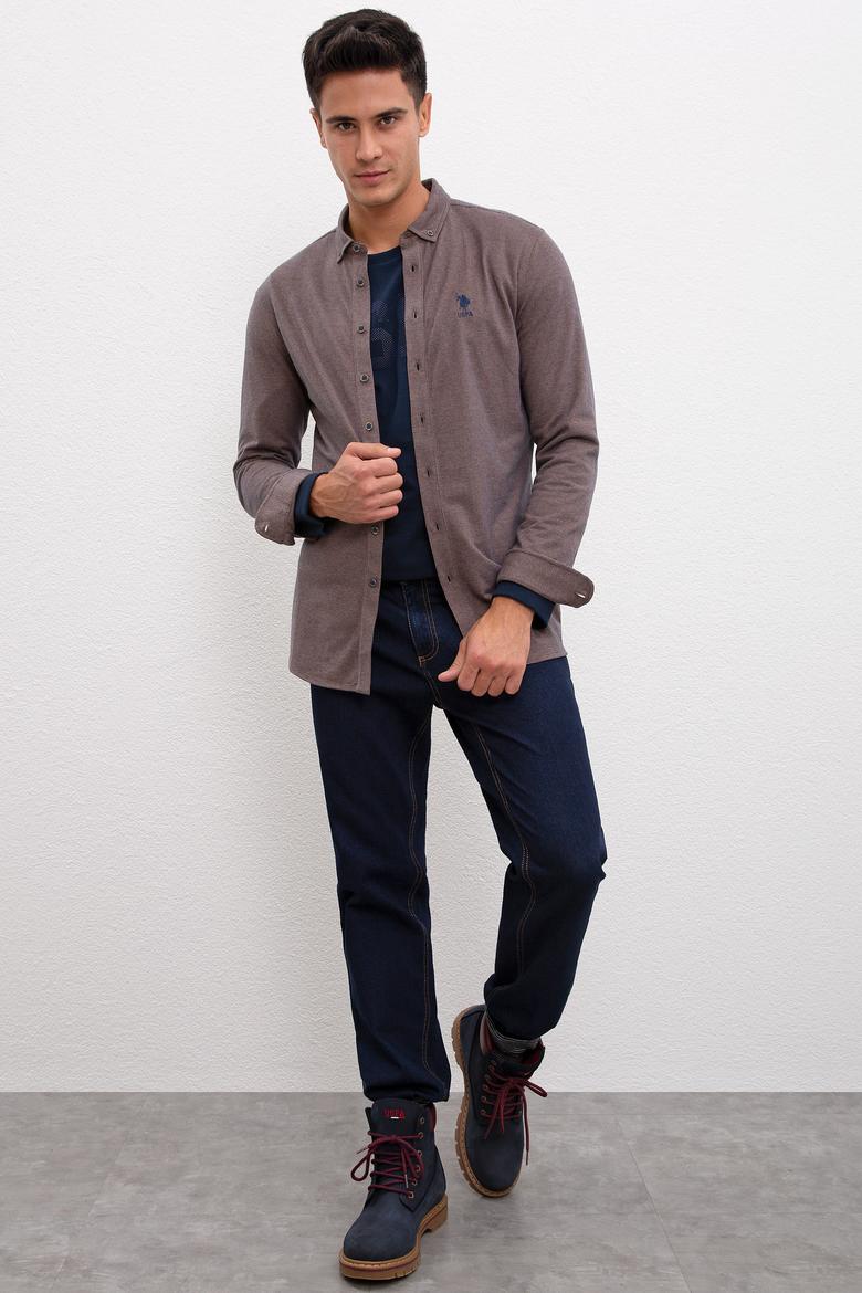 Erkek Açık Lacivert Sweatshirt - 50209959005