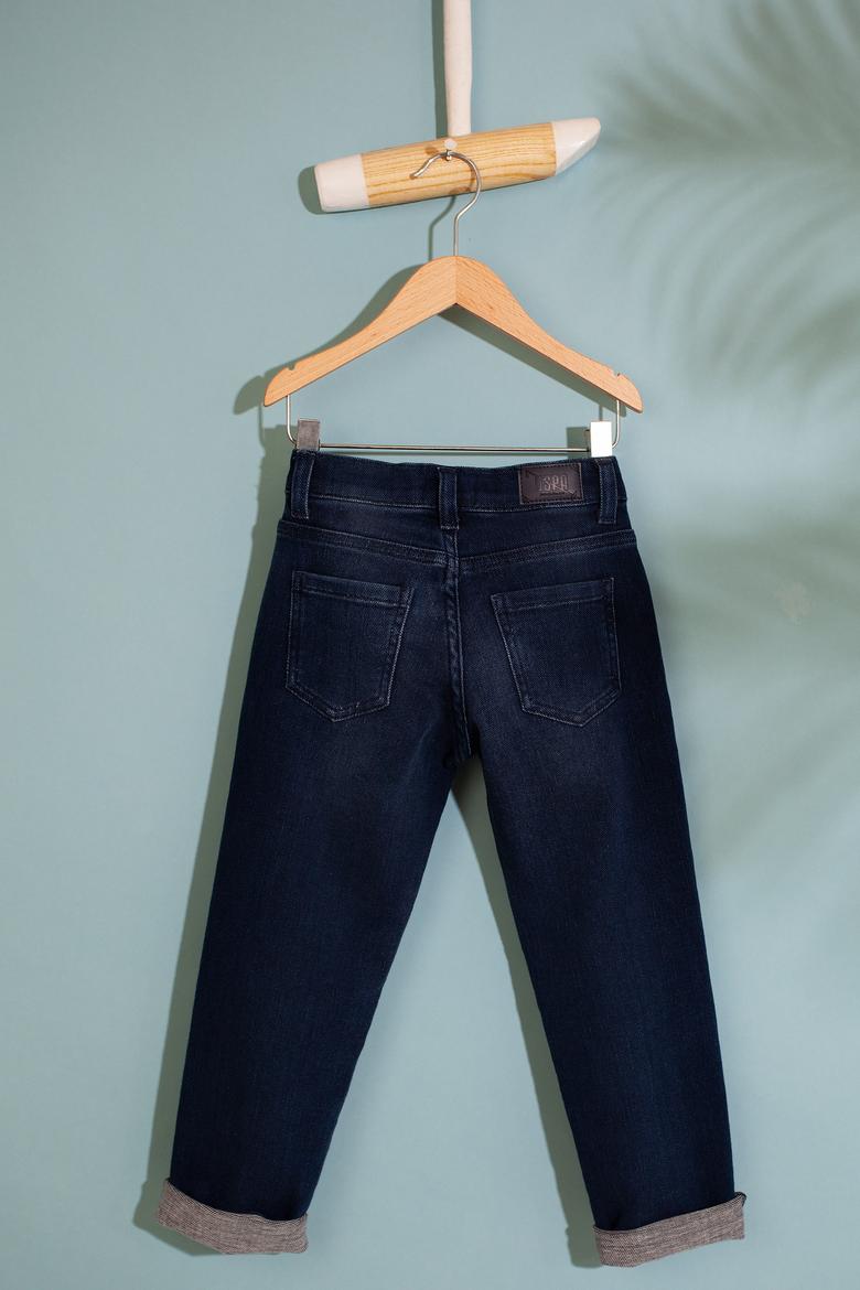Erkek Çocuk Lacivert Denim Pantolon - 50208292002