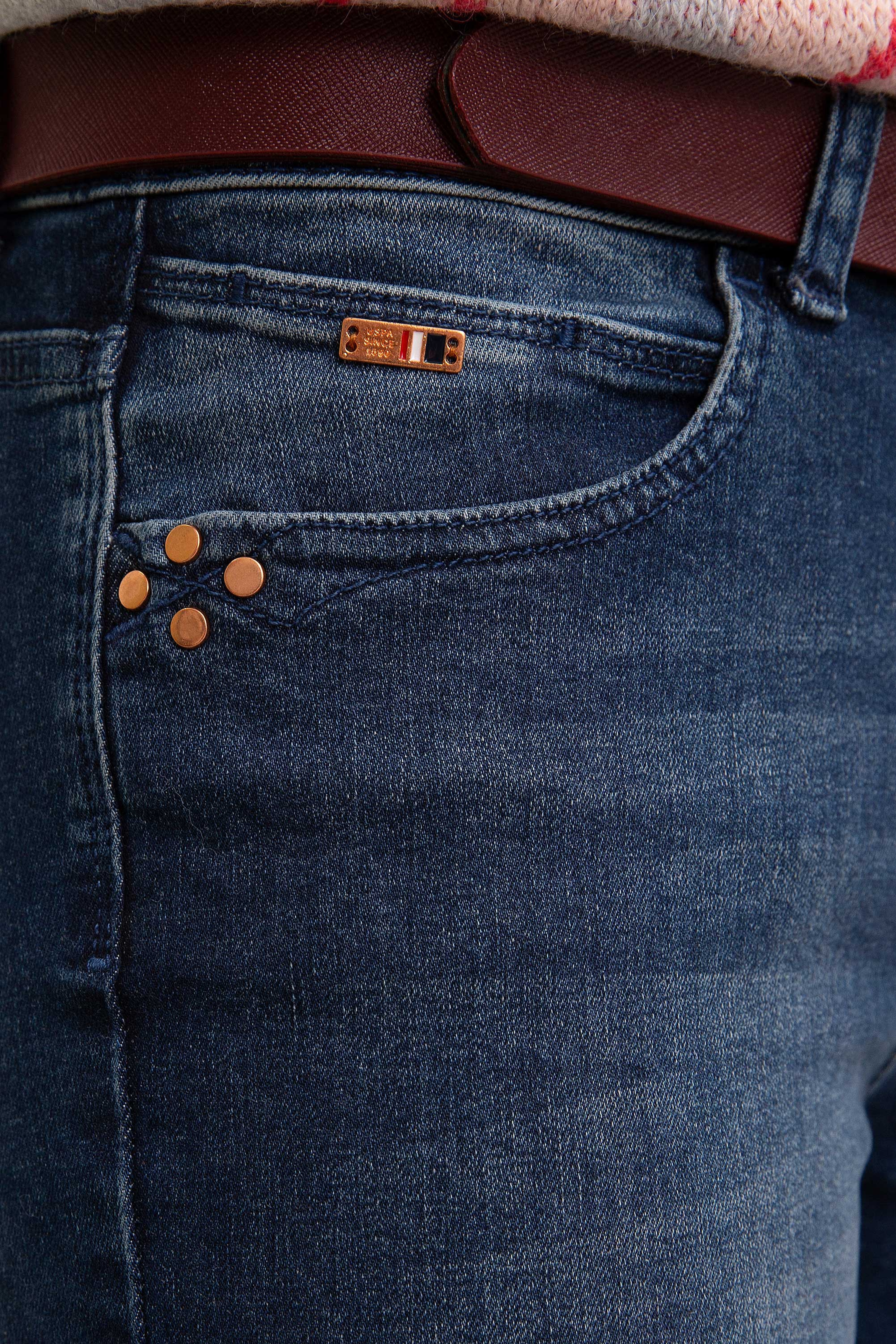 Kadın Mavi Denim Pantolon - Image 4